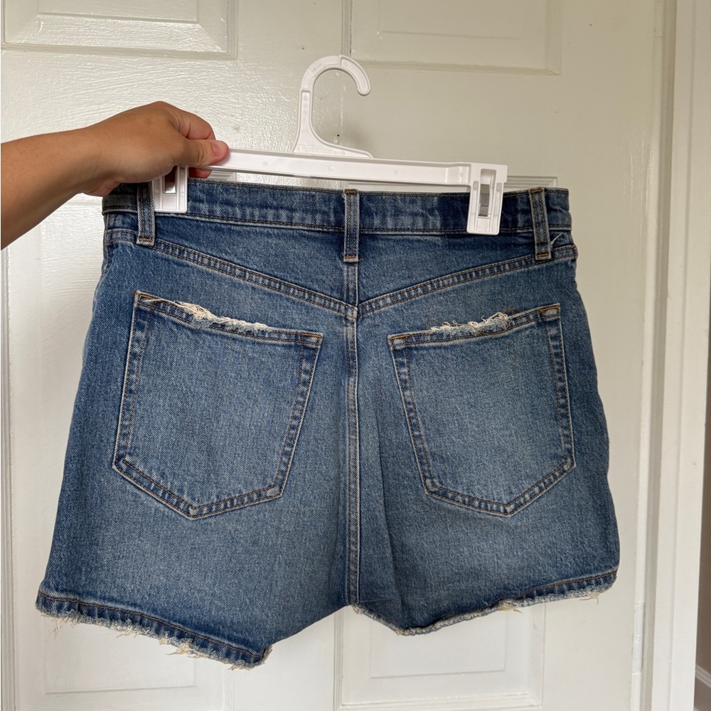 Curve Love Ultra High Rise Mom Short Abercrombie 29 Denim
